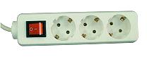 3x Grenuttag med Switch, Vit