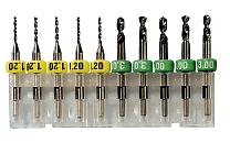 Hard metal drill bits