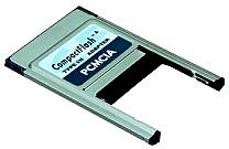 PCMCIA-adapter för digitala lagringsmedia