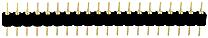 Precisionskontaktband RM 2,54