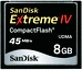 SanDisk CompactFlash Extreme IV 8GB