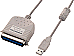 Skrivarkabel för USB-/parallellport