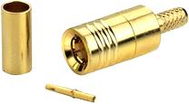 SMB-Crimp connector (socket contact)