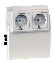 Socket container SK supply on left