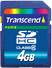 Transcend SDHC card 4 GB Class 6