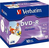 Verbatim DVD-R 16x, 10st, hårdplastfodral - 2