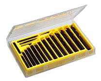 102-DELARS BOX MED MINI-SNABBSTÅLSPIRALBORR 1-10 MM