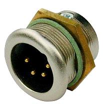 3-POLE XLR MTD. CONN. FOR EXTE RNAL USE_