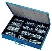 750 piece DIN 933 hex steel screw and nut set