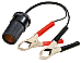 Adapterkabel med batteriklämmor