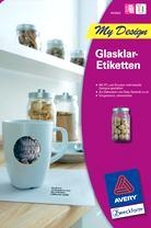 Avery Zweckform glasklara etiketter