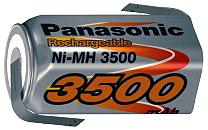 BATTERI PANASONIC NIMH SUB-C-3500
