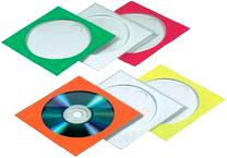 CD-fodral av färgat papper