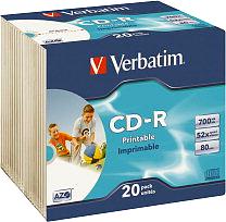 CD-R 80 skrivbara hårdplastfordral