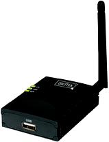 Digitus WLAN USB-skrivarserver