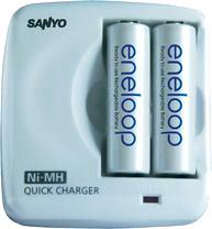 Eneloop Quick Charger inkl. 2 x AA