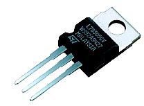 Fastspänningsregulator 2 A, positiv