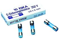 FINSÄKRING 5 x 20 0,16 A MEDELTRÖG 10 ST.