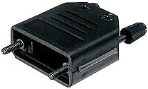 Flip-top connector shell