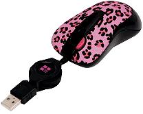 G-Cube designmus för bärbar dator ''Lux Leopard Pink''