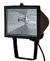 Halogen flood with cable 500 Watt