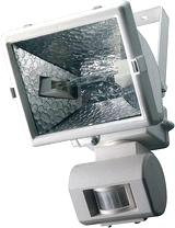 Halogenbelysning för fasad med rörelsedetektor IP44