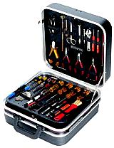 Handy 1500 electronics service case with 41-piece toolkit