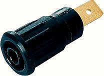 HIRSCHMANN-ANSLUTNING 4 MM SVART