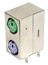 IDIN-ANSLUTNING 6-POLIG DUALPORT SKÄRMAD PC99