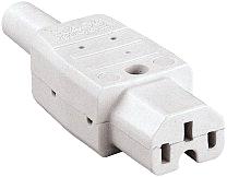 IEC connector socket