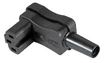 IEC right-angle socket (high temperature)