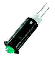 Indikeringslampa med snäppfäste Ø 7 mm, röd - 2