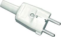 Jordad kontakt PVC med bussning