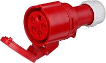 KOPPLING 5-POLIG 16 A RÖD