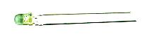 LED, 3 mm, klar