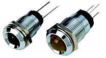 LYSDIODSOCKEL 8 MM INVÄNDIG REFLEKTOR KROM