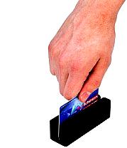Magnetic card swipe reader