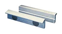Magnetic protective jaws of aluminium