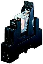 Matching socket for DIN rail