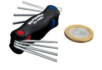 Mini PocketStar with hex key fold out holder and other blades