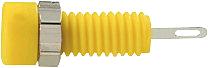 Miniatyrstickkontakt, gul
