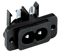 Mounted miniature socket