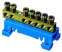 Neutral terminal, blue