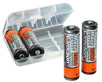 NiMH 4-pack AA-batterier, 2500 mAh