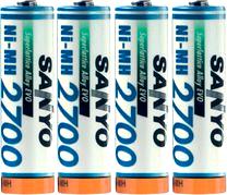 NiMH AA-batterier 2700 mAh, 4-pack
