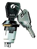 Nyckeströmbrytare, 90 gr.