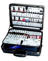 PC Contact 6100 electronics service case with 65-piece toolkit