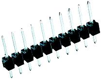 Pin strip, straight