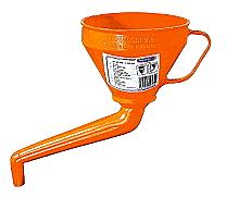 Polyethylene angled funnel