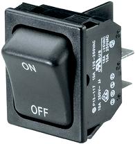 Rocker switch, 16 A - 3